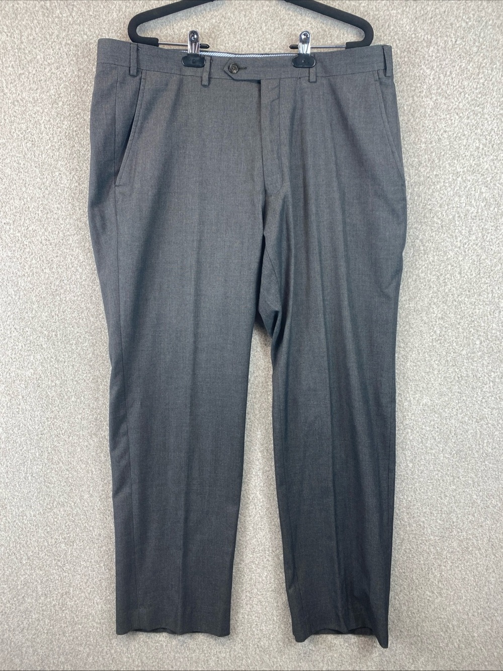 Chaps Slim Fit Charcoal Gray Dress Pants Trousers Size 38x30 Office Event
